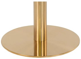 Tavolo da pranzo rotondo con piano in marmo ø 110 cm Bolzano - House Nordic