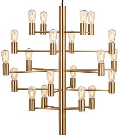 Manola 20 Lampadario Raso Ottone - Herstal