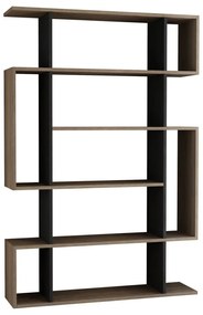Libreria in rovere antracite/naturale 108,5x161 cm Mito - Homitis