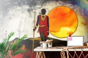 Carta da parati – Cacciatore africano