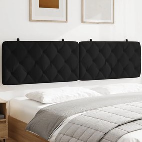 Cuscino Testiera Nero 200 Cm İn Velluto /