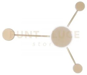 Plafoniera led etere oro 12w 1620lm cct 3000k 4000k 6500k 53x46cm i...