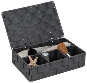 WENKO 24223100 - Cestino ADRIA 26x17 cm grigio/antracite