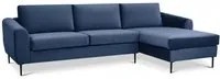 Divano moderno con chaise lounge in Tessuto cm 181x96x84 - RIKI Colore: Blu