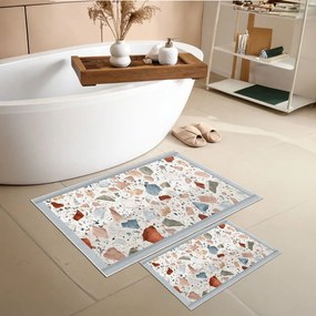 Set di tappetini per il bagno 2 pz 60x100 cm – Foutastic
