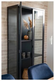 Vetrina in metallo nero 80x175 cm Brisbane - House Nordic