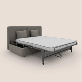 Gransasso Divano letto matrimoniale dal DESIGN innovativo in tessuto impermeabile T03 talpa