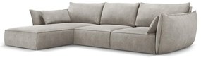 Divano angolare grigio chiaro (angolo sinistro) Vanda - Mazzini Sofas