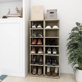 Scarpiere 2 Pz Rovere Sonoma 27,5x27x102 Cm /