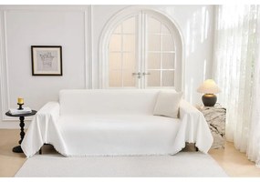 Copridivano bianco per divano a 4 posti Talo – Filumi