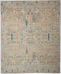 Samarkand Tappeto orientale 310x260 Grigio (Pakistan) Annodato A Mano