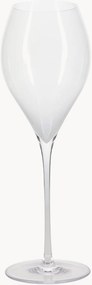 Set di 6 flute da champagne in cristallo Lux