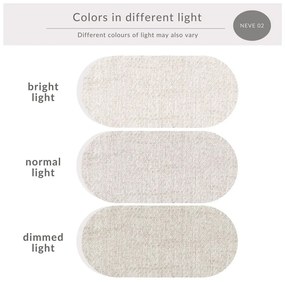 Letto matrimoniale imbottito crema con spazio contenitivo e rete 180x200 cm Baleine - Maison de Rêve