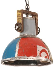 Lampada Sospesa Industriale 25 W Multicolore Rotonda 30 Cm E27 /