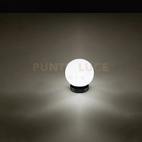 Lampada da tavolo in metallo nero opaco maga 1 luce attacco g9 d.10cm