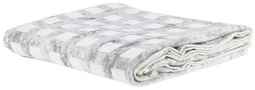 Telo Bagno in Acrilico Dralon Silver squares 95X150 Carrara
