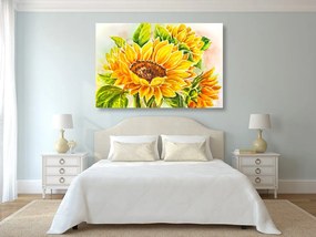Stampa su tela – Splendido girasole