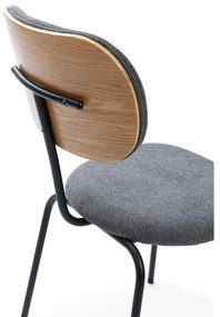 Set di sedie da pranzo nere 4 pz Dash - Marckeric