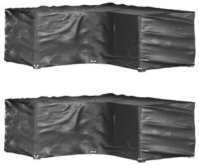 Coperture Mobili Da Giardino A L 2pz 16 Occhielli 215x215x70cm /