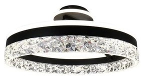 Lampadario a plafone LED dimmerabile LED/86W/230V 3000-6500K nero + telecomando