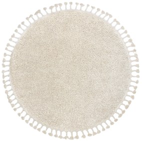 Tappeto BERBER 9000 cerchio crema Frange berbero marocchino shaggy - PRODOTTO DI SECONDO GRADO