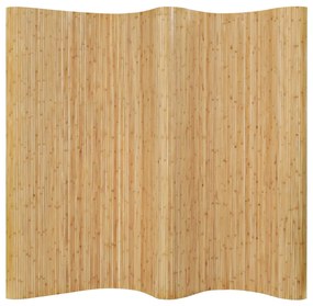 Pannello Divisore Per La Stanza İn Bambù Naturale 250x165 Cm /