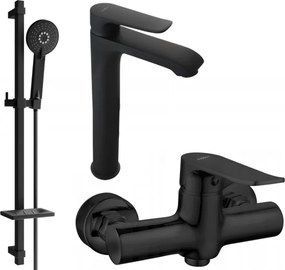 Mexen Pecos DQ40 set doccia, nero - 72714DQ40-70