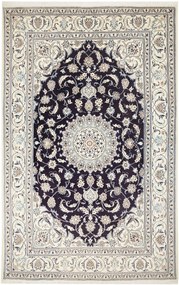 Nain Tappeto persiano 310 x 200 Blu (Iran) Annodato A Mano