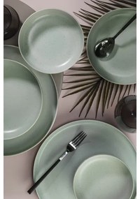 Set da tavola 18 pezzi, verde/porcellana