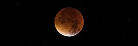 Stampa su tela – Luna nel cielo notturno