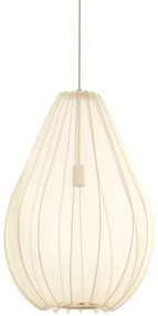 Lampadario beige con paralume in tessuto ø 50 cm Itela - Light &amp; Living