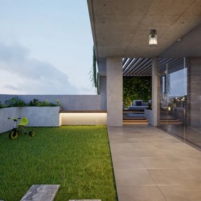 Argon 8773 - Plafoniera da esterno NORFOLK 1xE27/15W/230V IP44 nero