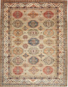 Kazak Tappeto 250 x 310 Beige (Pakistan) Annodato A Mano