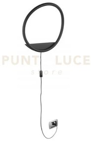 Applique a parete led linger nera 15w 1800lm cct 3000k 4000k 6500k ...