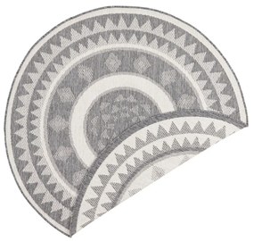 Tappeto da esterno grigio e crema , ⌀ 200 cm Jamaica - NORTHRUGS