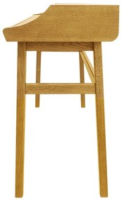 Scrivania in stile segreteria con effetto rovere 44x115 cm Carteret – Woodman