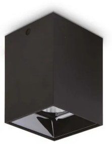 Lampada da soffitto nitro pl 15w square nero