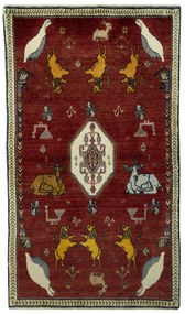 Gabbeh Tappeto persiano 110x190 Rosso (Iran) Annodato A Mano
