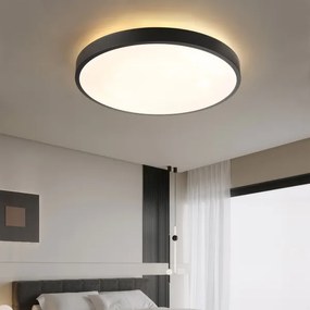 Brilagi - Lampada LED dimmerabile GLASS POOL DOUBLE LED/80W/230V 60 cm nero + telecomando