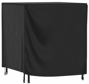 Copertura Mobili Giardino Nera 116x100x120cm Impermeabile 420d /