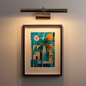 Brilagi - Lampada da quadro DANAE 2xE14/40W/230V bronzo