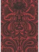 Cole & Son Carta da parati Malabar - Rot/ Schwarz