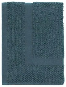 Tappeto bagno scendi doccia 100% cotone turchese cobalto 45x65 cm