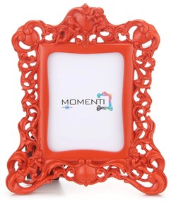 Cornice   "Classic Pop  - Momenti". Portafoto in resina cm. 18x24 - Rosso