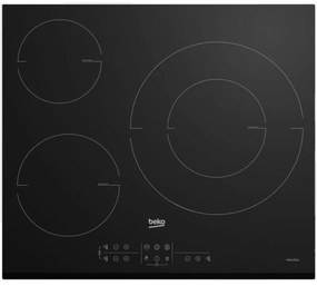 Piano cottura a induzione - BEKO - 3 fuochi - 60 cm - HII63M