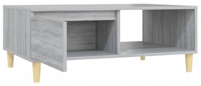 Tavolino da Salotto Grigio Sonoma 90x60x35 cm in Truciolato