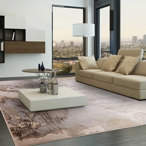 Tappeto beige 200x290 cm Aurora Etch - Asiatic Carpets