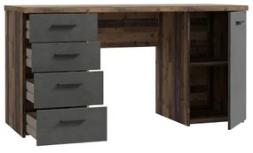 Scrivania ARENO marrone/grafite