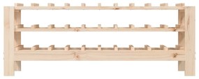Portavini 109,5x30x42 cm in legno massello di pino