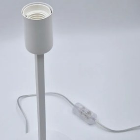 Lampada da tavolo ASTRID 1xE27/60W/230V bianco